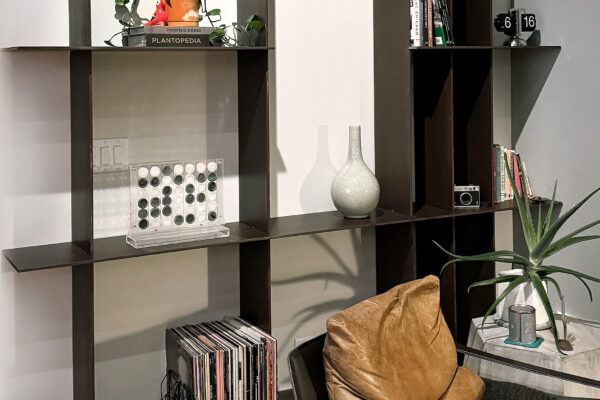 Slab Steel Bookcase
